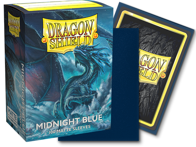 Dragon Shield Card Sleeves - Midnight Blue (Matte)