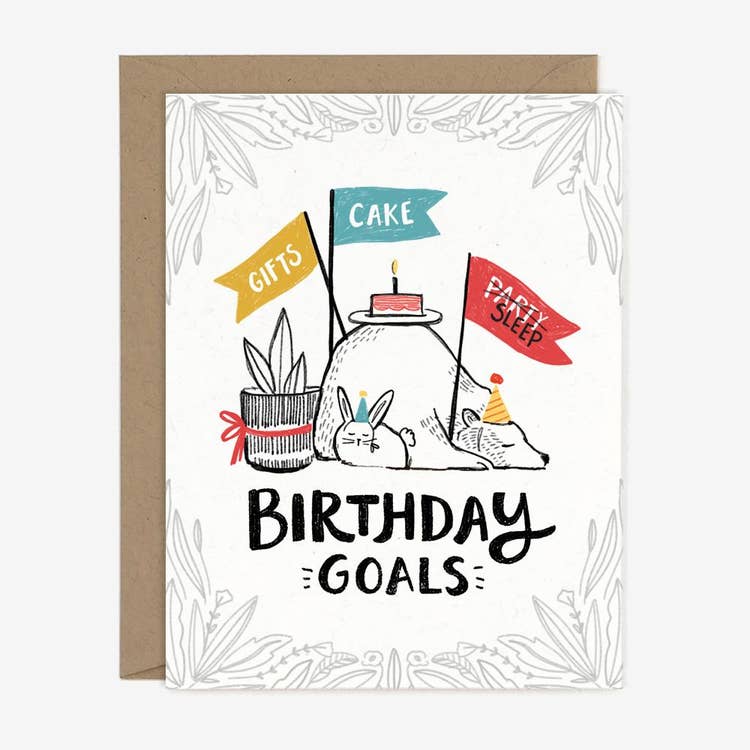 Birthday Goals Card