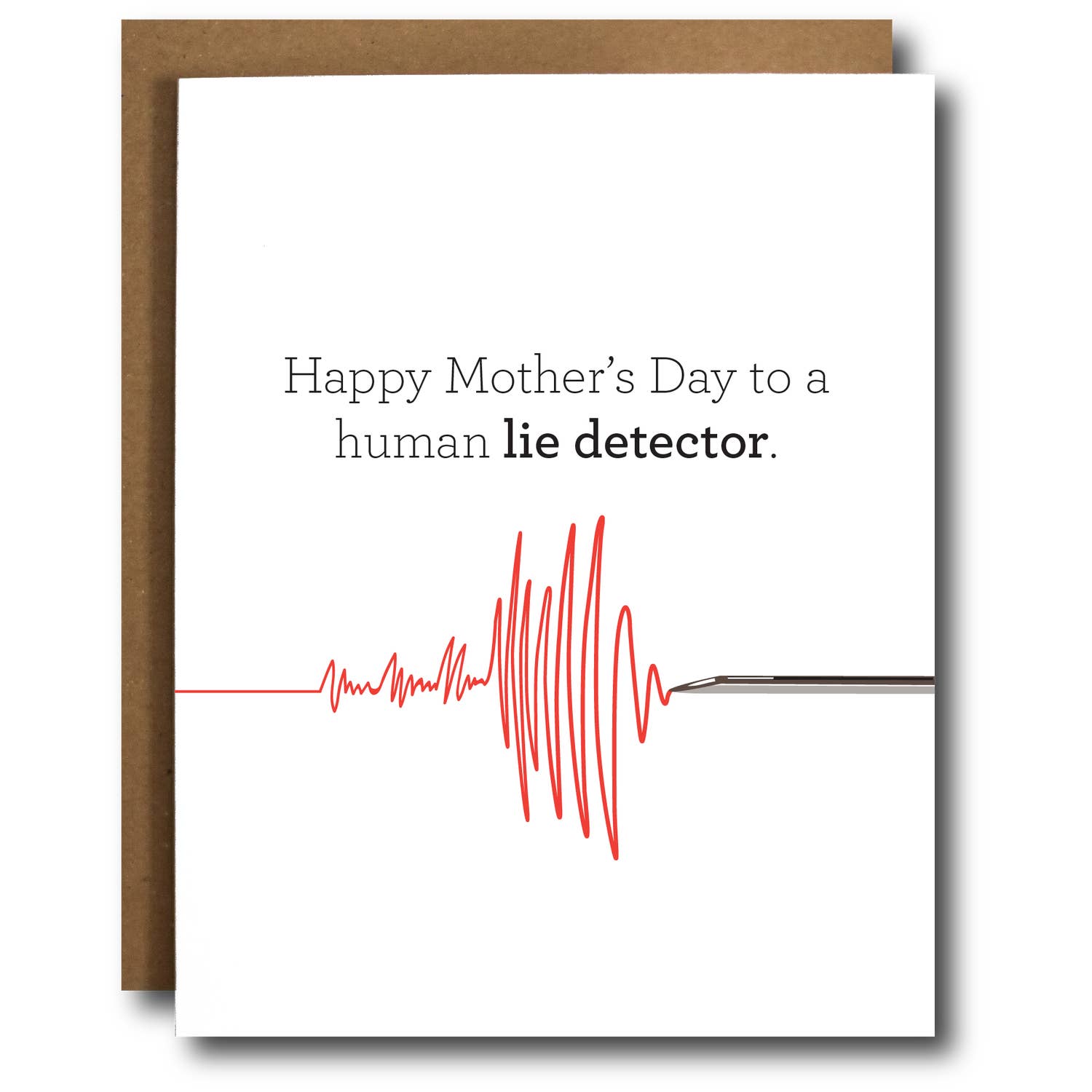 Funny Mother's Day Card Human Lie Detector