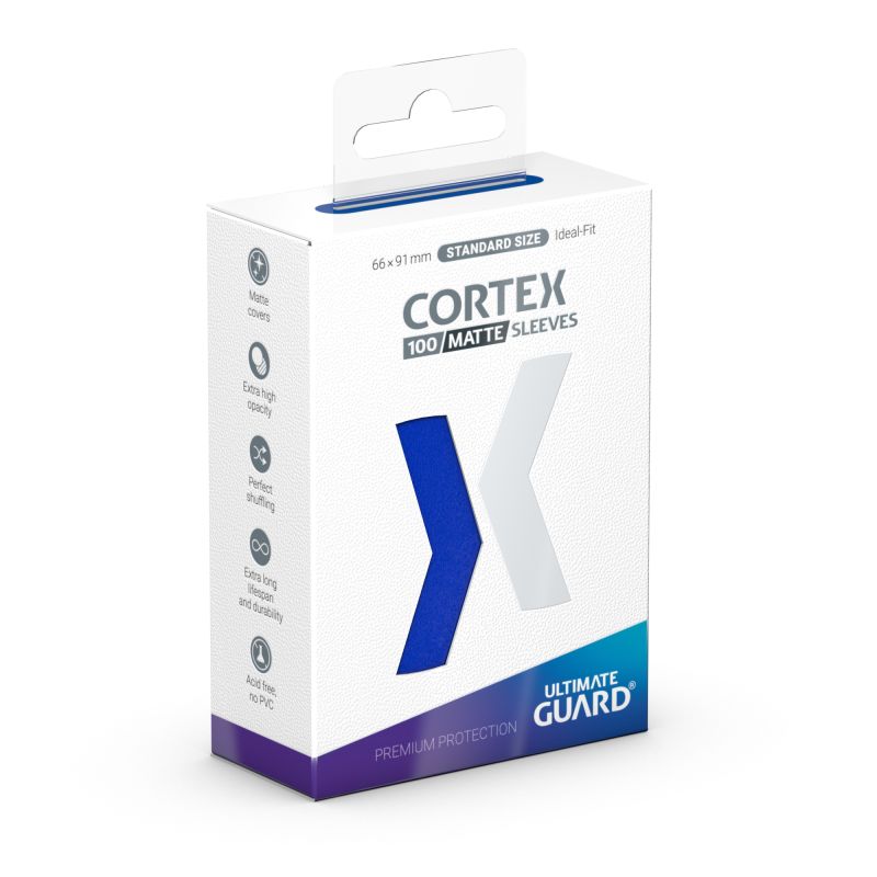 Cortex UG Sleeves Standard Size 100-ct (Matte Blue)