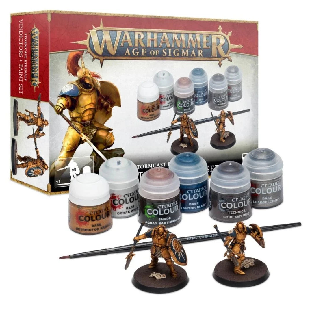 Warhammer: Age of Sigmar -- Stormcast Eternals Vindictors &amp; Paint Set