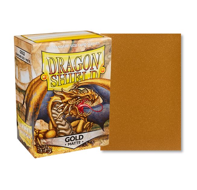 Dragon Shield Card Sleeves - Gold (Matte)