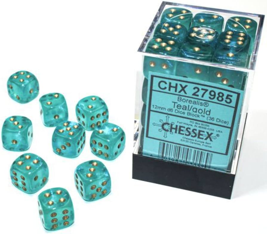 Dice: Chessex -- 7-Piece Polyhedral Sets