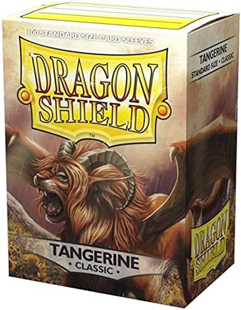 Dragon Shield Card Sleeves - Tangerine (Classic)