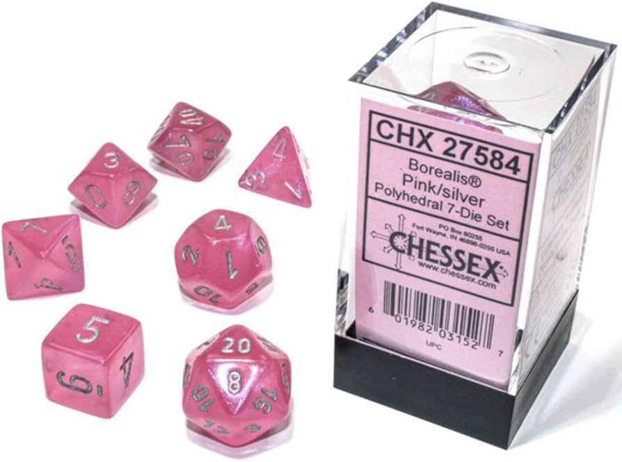 Dice: Chessex -- 7-Piece Polyhedral Sets