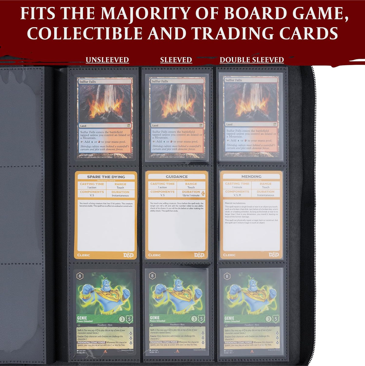 Faux Leather Card Binder