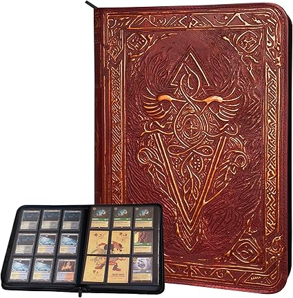 Faux Leather Card Binder