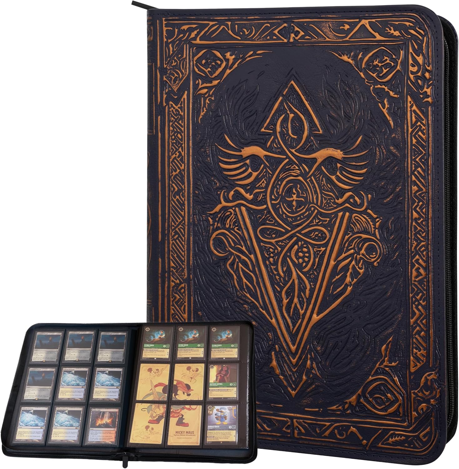 Faux Leather Card Binder