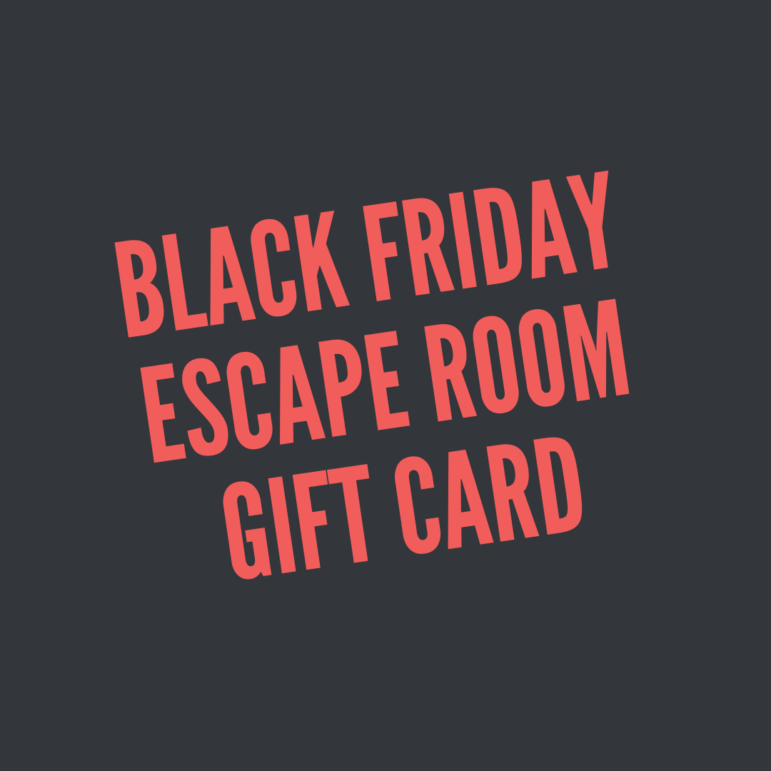 $300 Escape Room Gift Card - Black Friday Sale