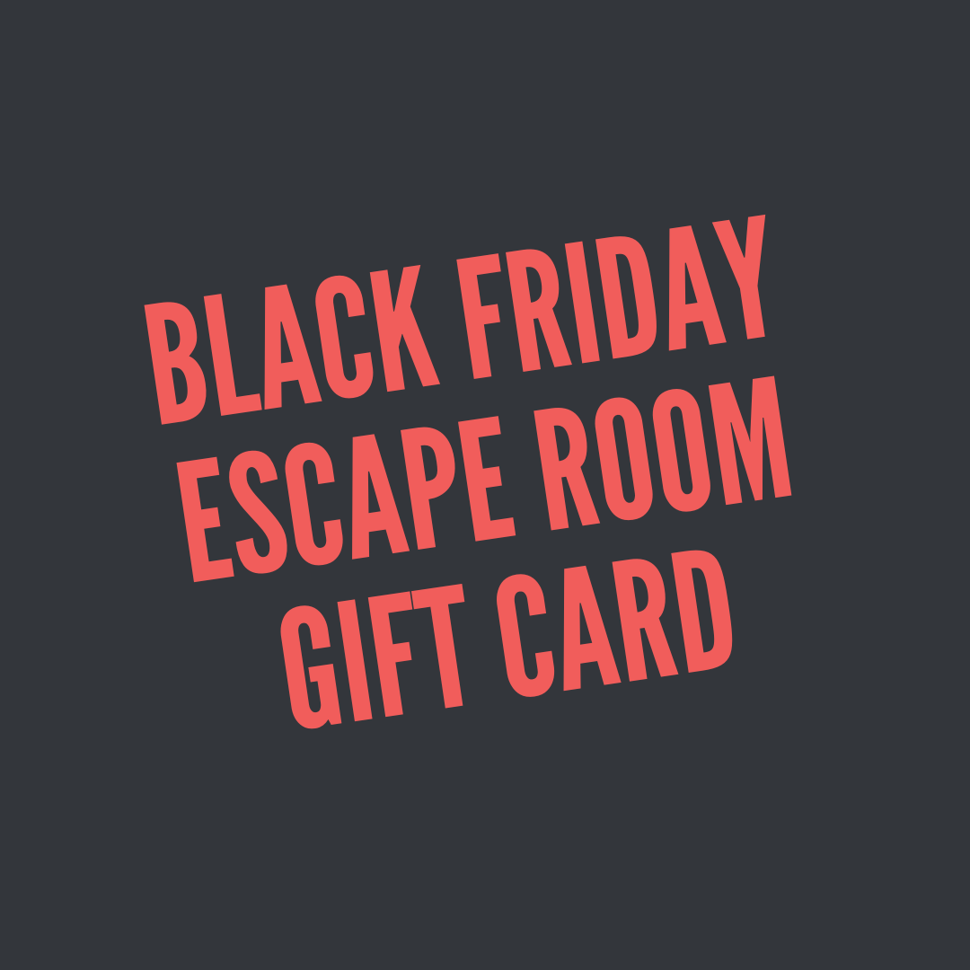 $100 Escape Room Gift Card - Black Friday Sale