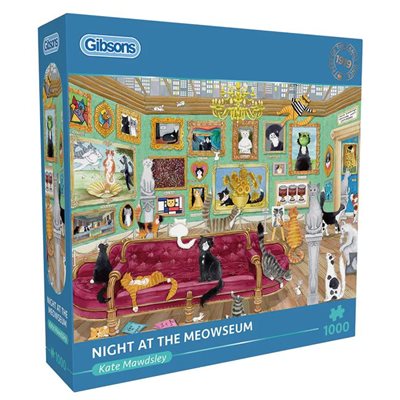 Night At The Meowseum 1000 piece puzzle