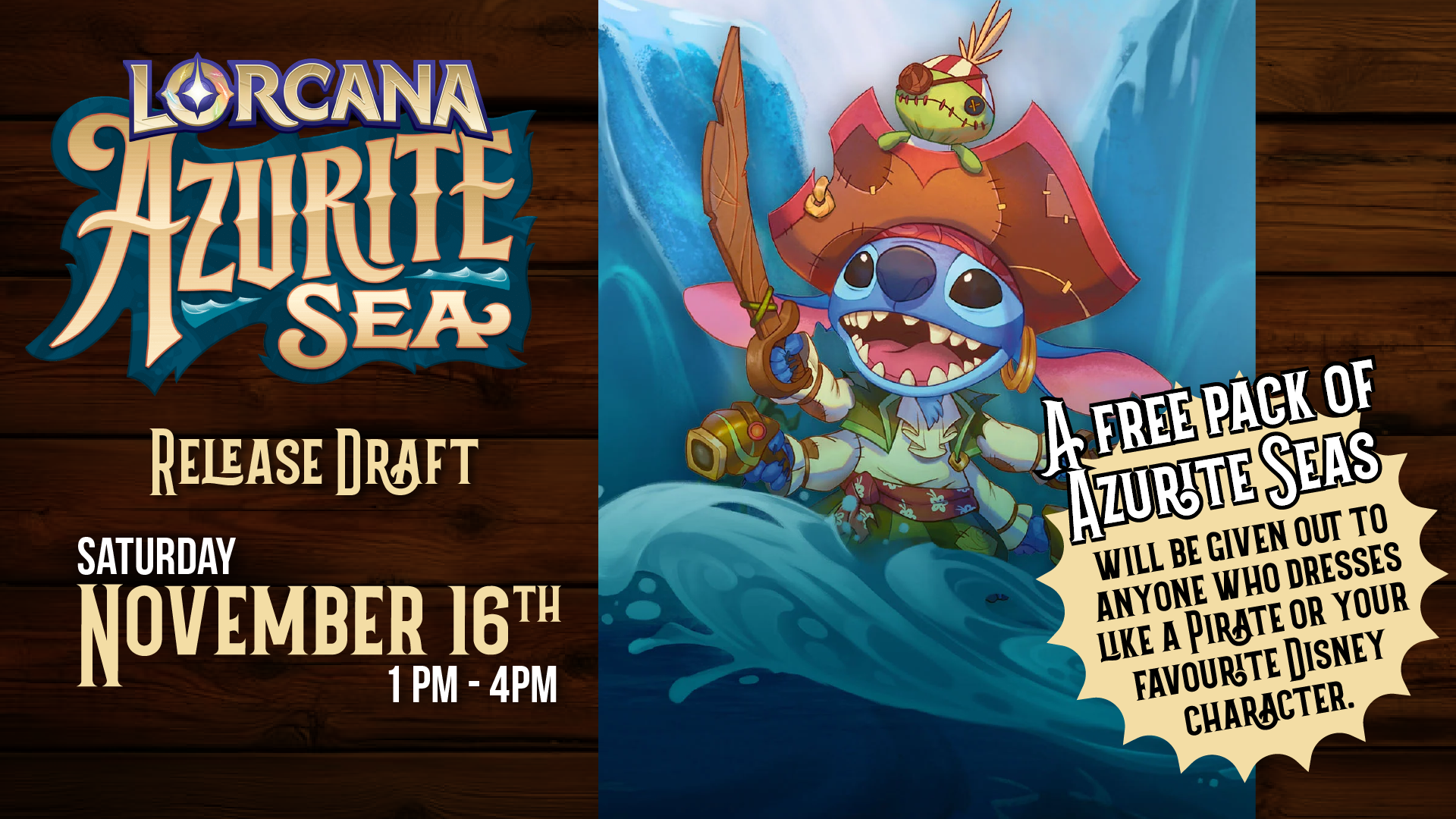 Disney Lorcana: Azurite Sea Release Draft Event