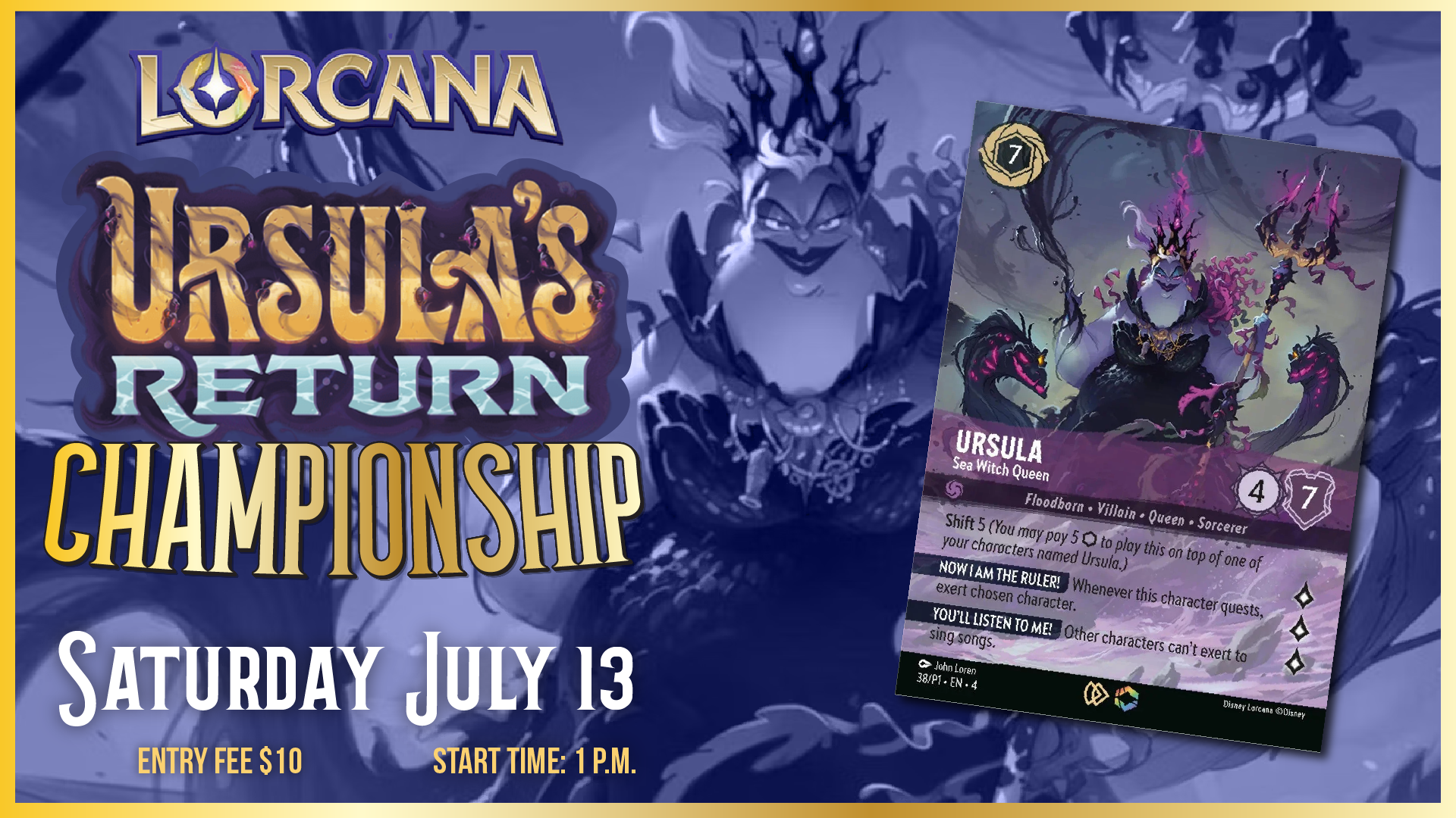 Disney Lorcana: Ursula’s Return Championship