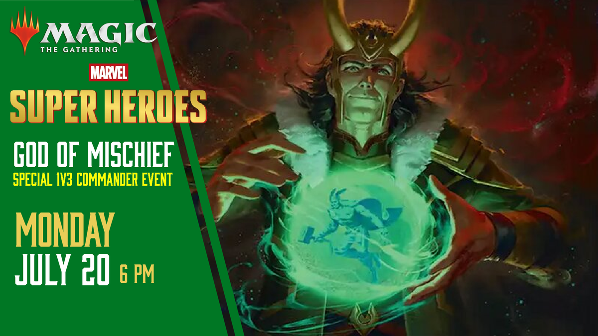 July 20, 2026 - Magic: The Gathering Marvel Super Heroes God of Mischief
