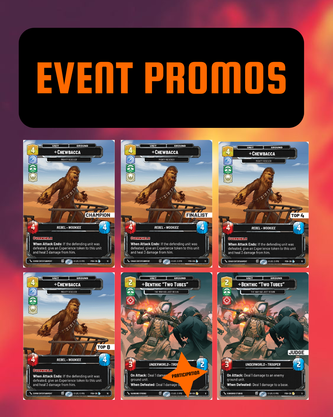 Star Wars Unlimited: A Lawless Time Planetary Qualifier