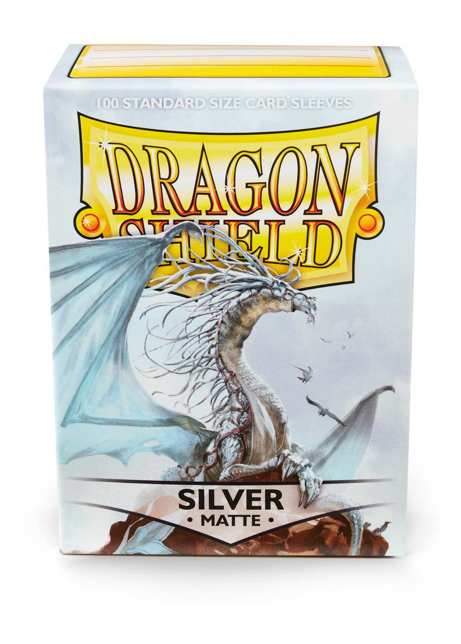 Dragon Shield Card Sleeves - Silver (Matte)