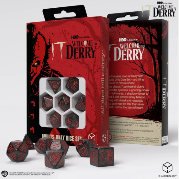 IT Welcome to Derry Adults Only Dice Set