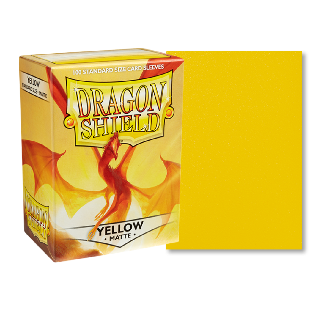 Dragon Shield Card Sleeves - Yellow (Matte)
