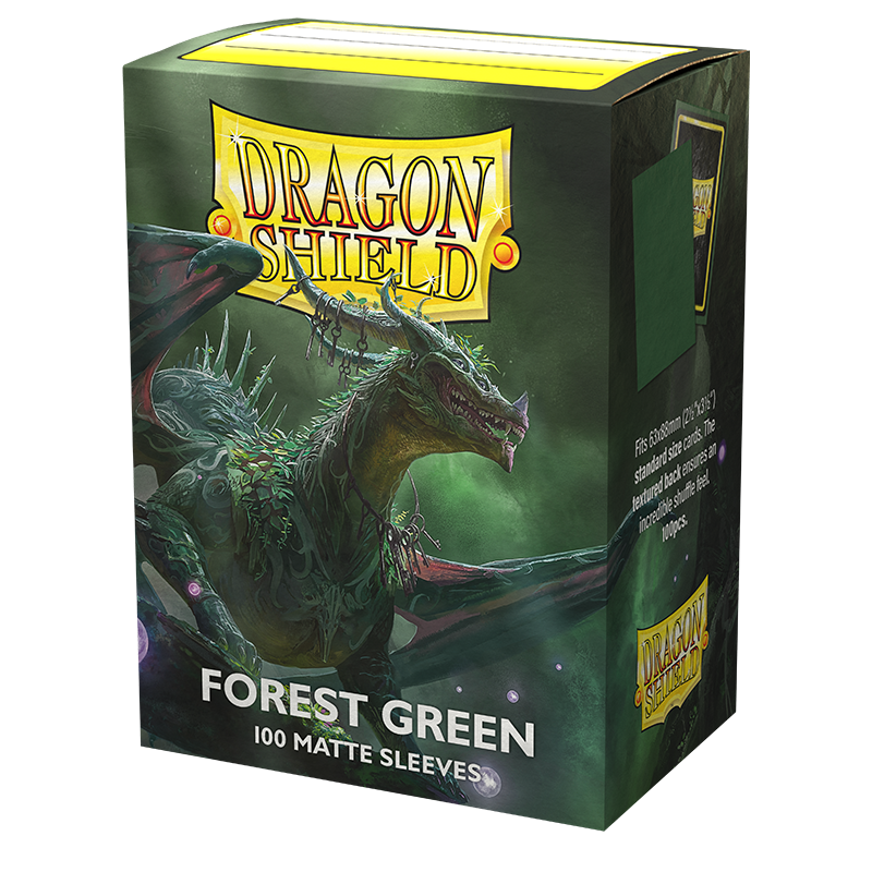 Dragon Shield Card Sleeves - Forest Green (Matte)