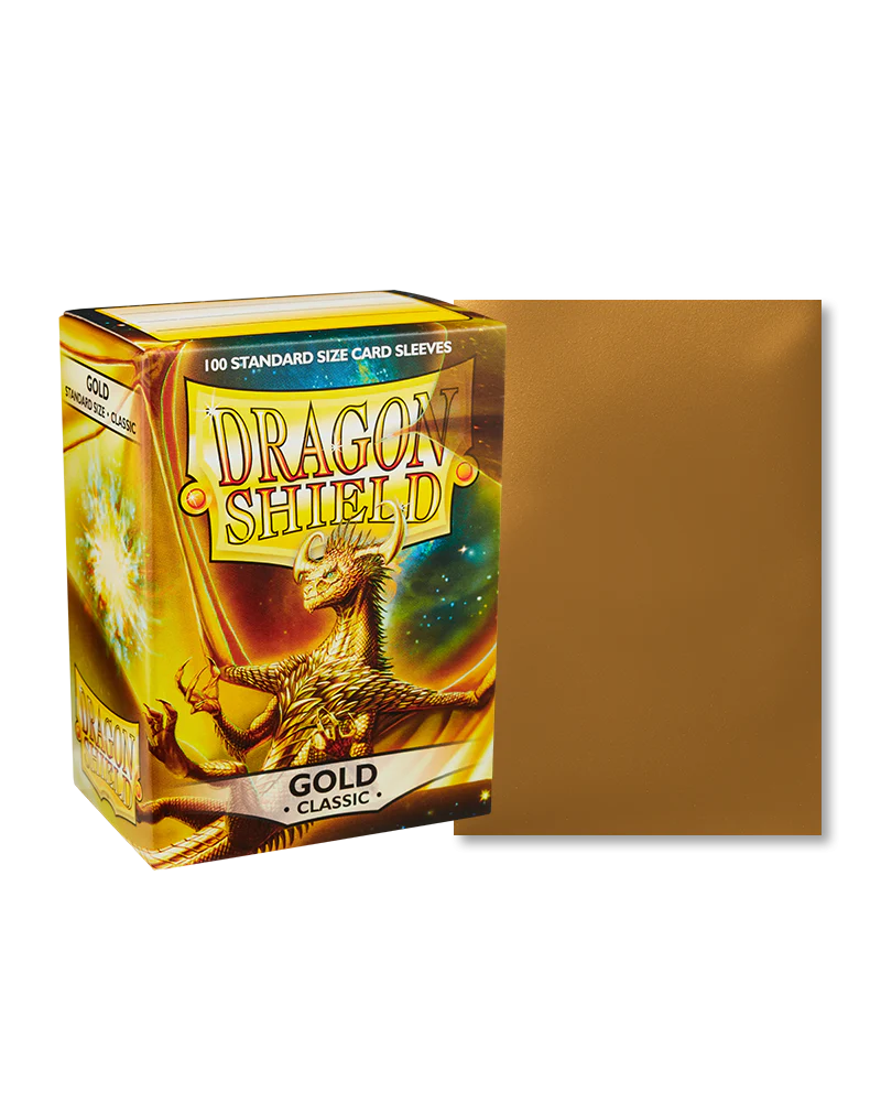 Dragon Shield Card Sleeves - Gold (Classic)