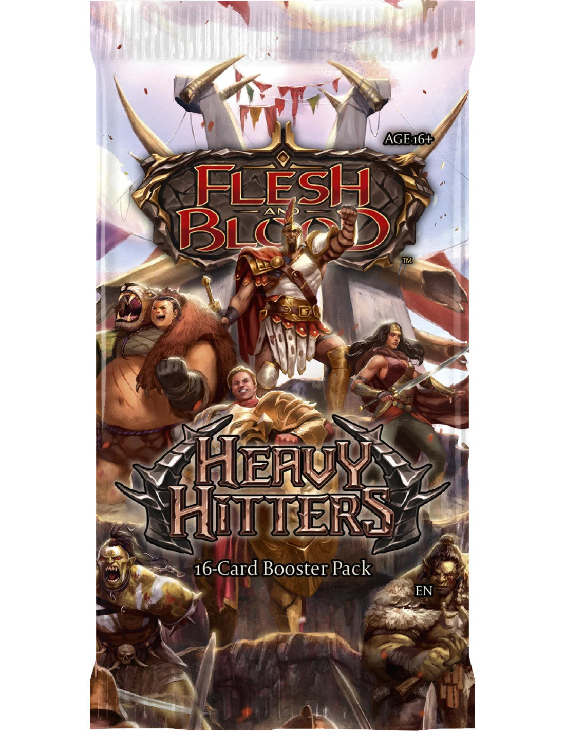 Flesh and Blood TCG - Heavy Hitters - Booster Pack (16 Cards)