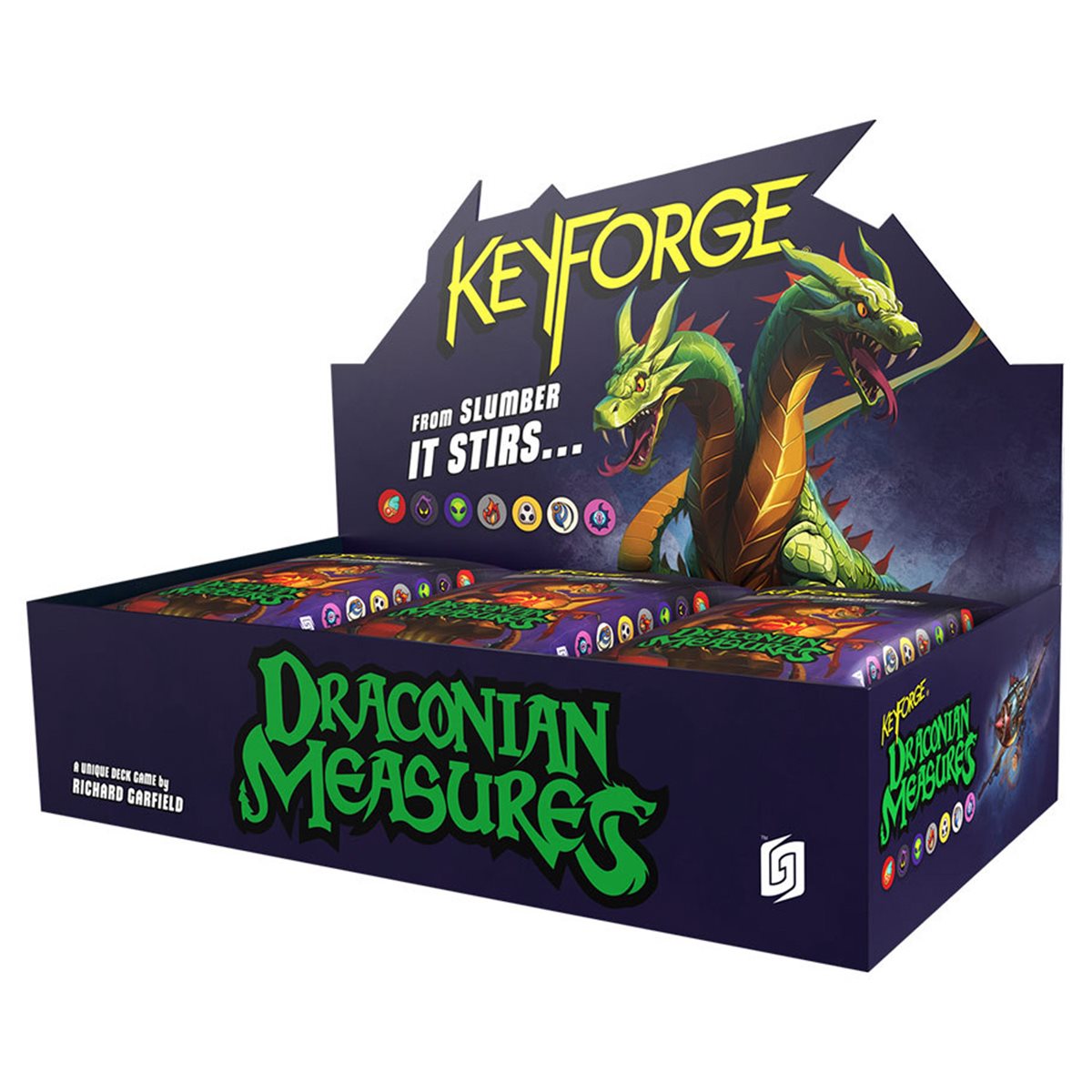 Keyforge: Draconian Measures - Archon Deck - Display of 12