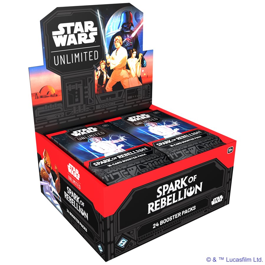Star Wars: Unlimited: Spark of Rebellion Booster Box (24 packs)