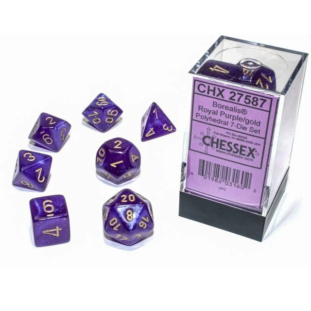 Dice: Chessex -- 7-Piece Polyhedral Sets