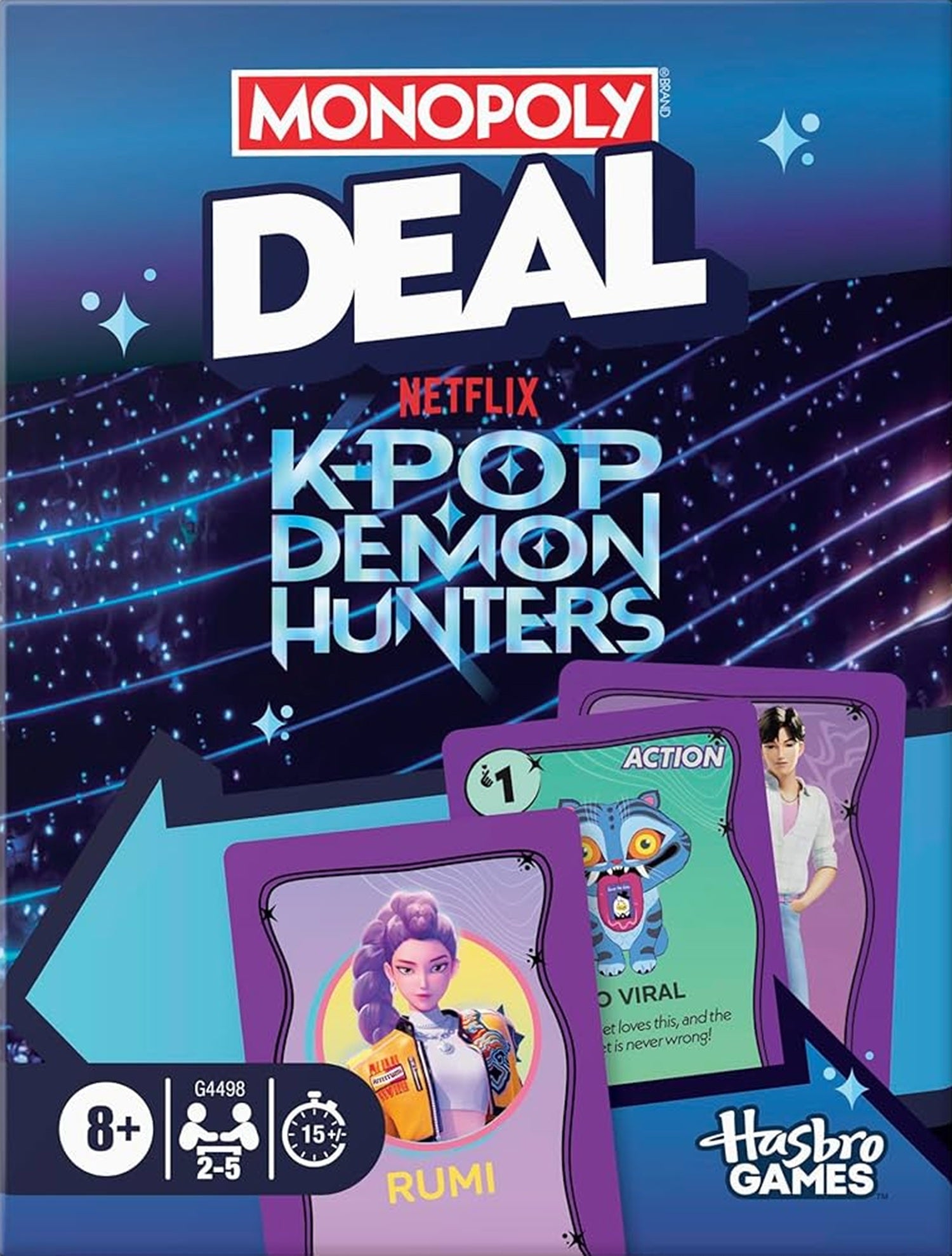 Monopoly DEAL K-Pop Demon Hunters