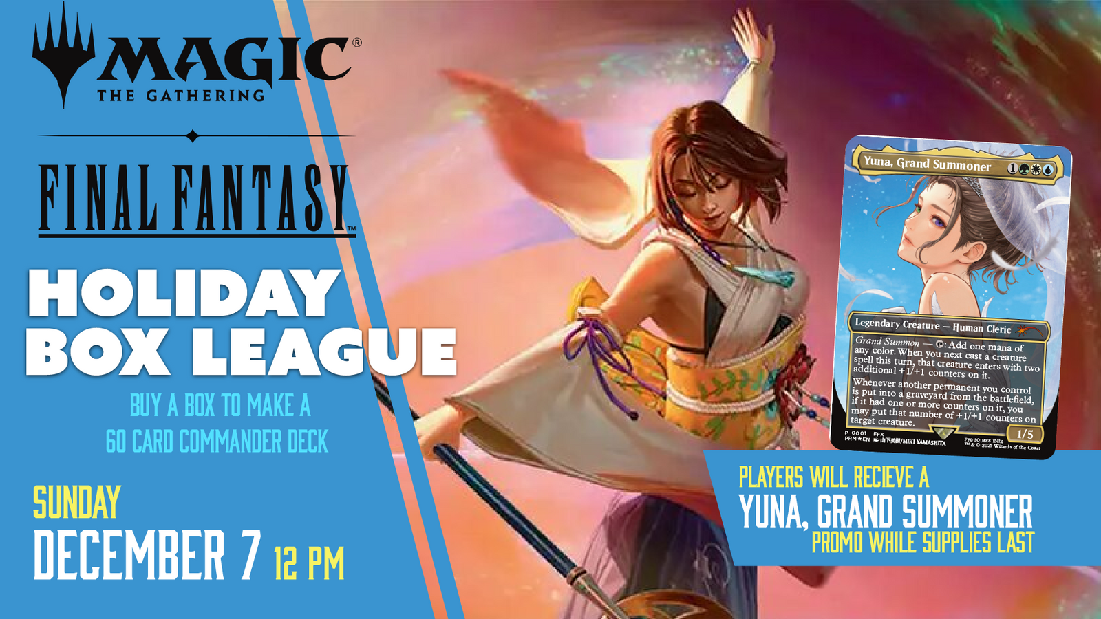 Magic: The Gathering - Final Fantasy Holiday Commander Box League