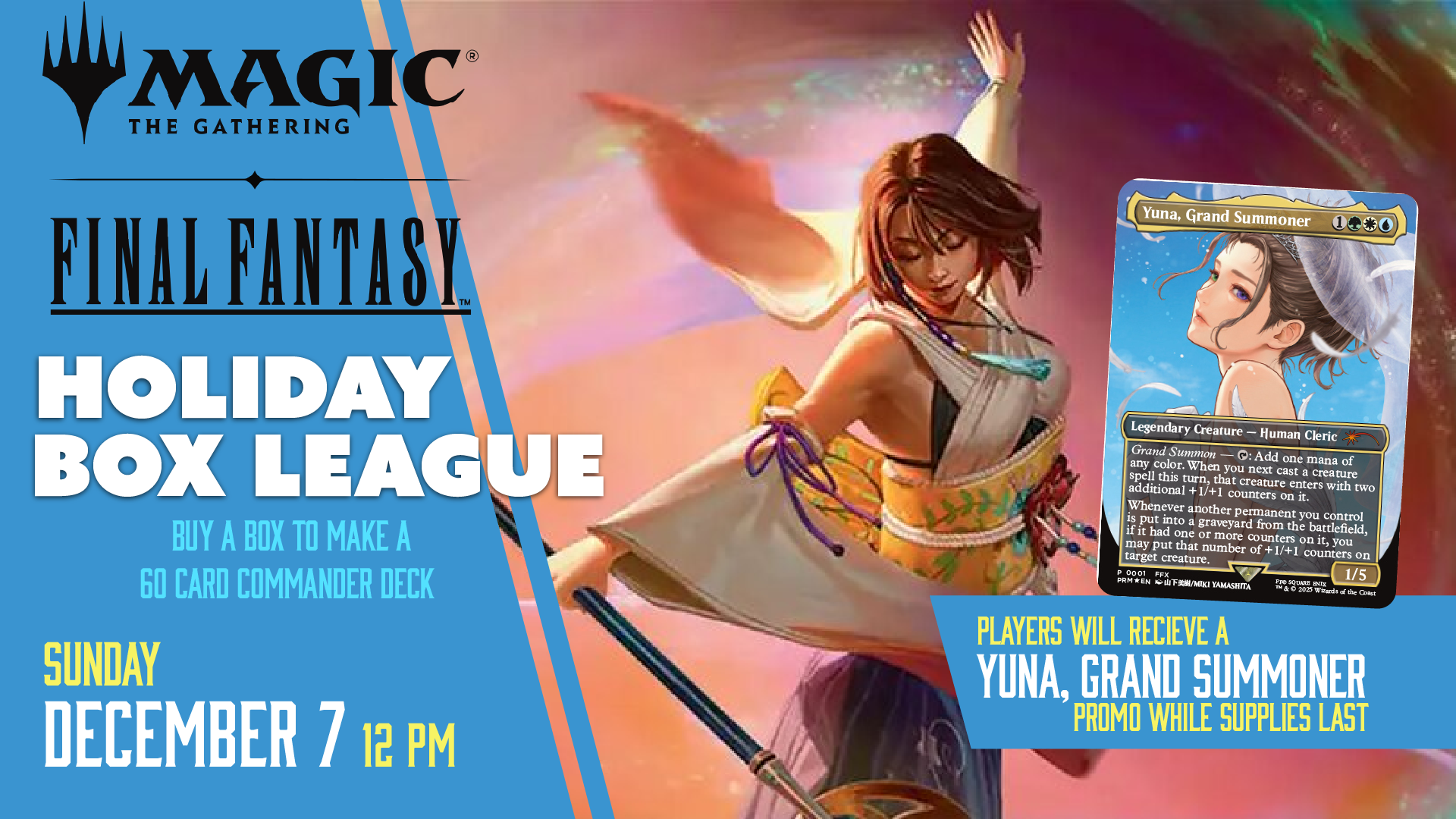 Magic: The Gathering - Final Fantasy Holiday Commander Box League