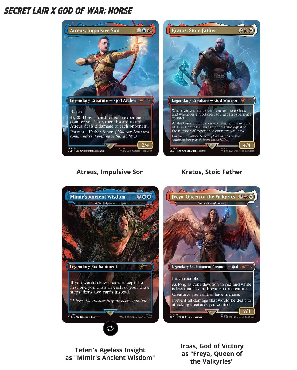 Magic: The Gathering - Secret Lair x Playstation Superdrop Regular - Improbable Escapes: Wonderland Magic: The Gathering - Secret Lair x Playstation Superdrop Regular - Improbable Escapes: Wonderland