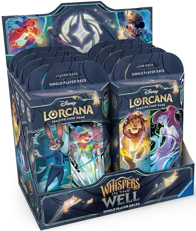 Disney Lorcana: Whispers in the Well - Starter Decks Bundle