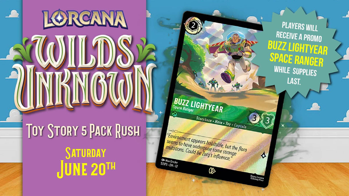 Disney Lorcana:  Toy Story 5 Pack Rush - June 20, 2026