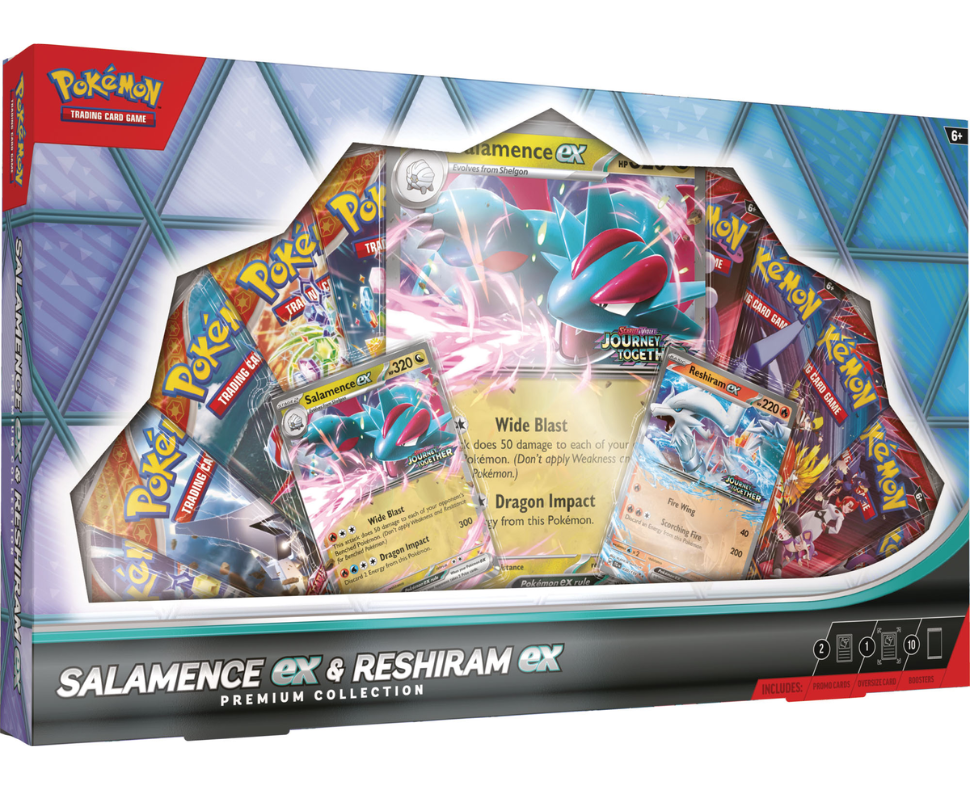 Pokemon TCG  - SALAMENCE EX/RESHIRAM EX PREMIUM COLLECTION
