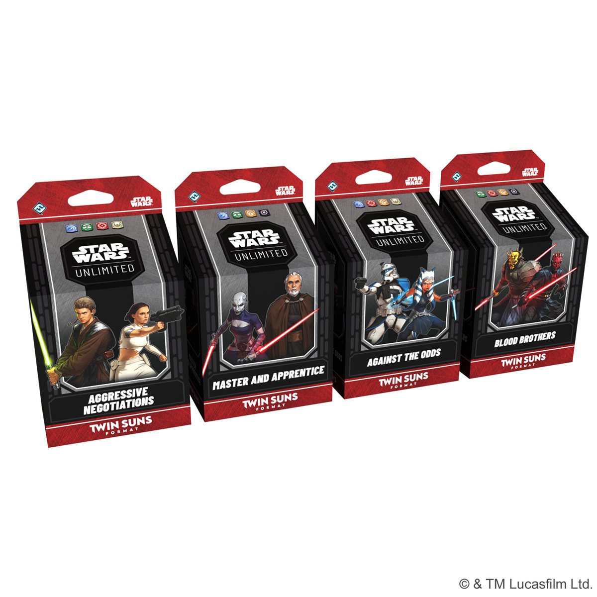 Star Wars: Unlimited: Twin Suns Deck (Set of 4)