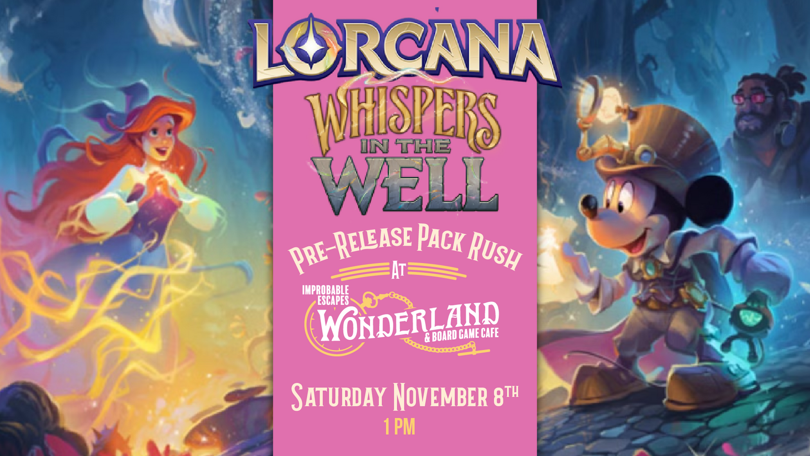 Disney Lorcana: Whispers in the Well Pre-Release Pack Rush - November 8, 2025