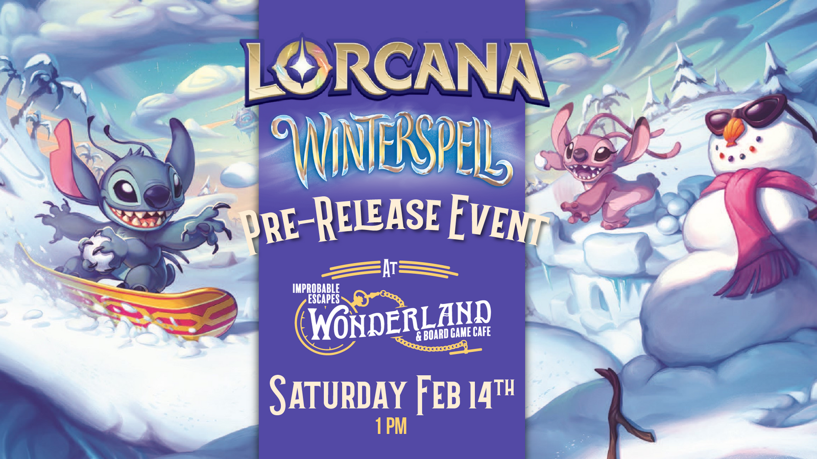 Disney Lorcana: Winterspell Sealed Pre-Release - February 14, 2026