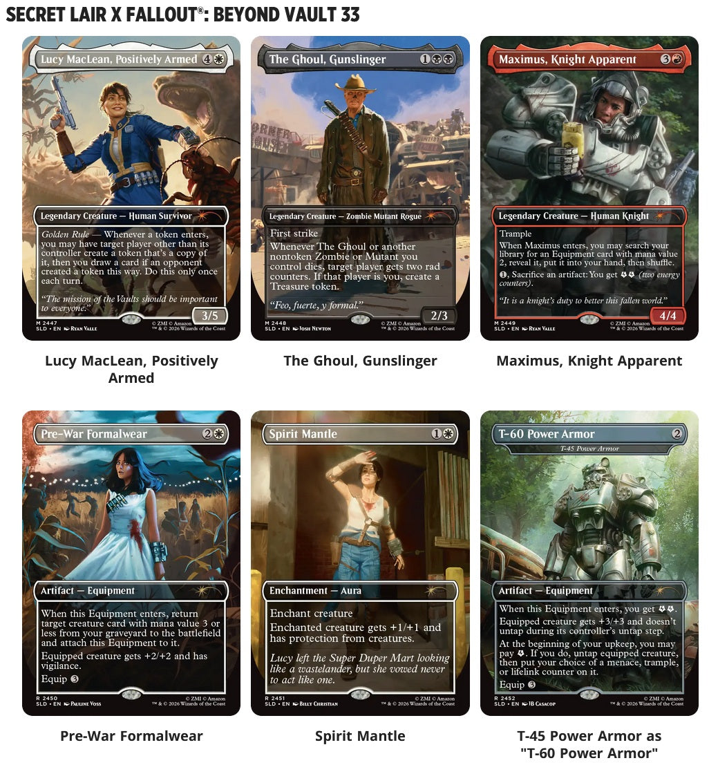 Magic: The Gathering SECRET LAIR - Fallout Beyond Vault 33 (Regular)