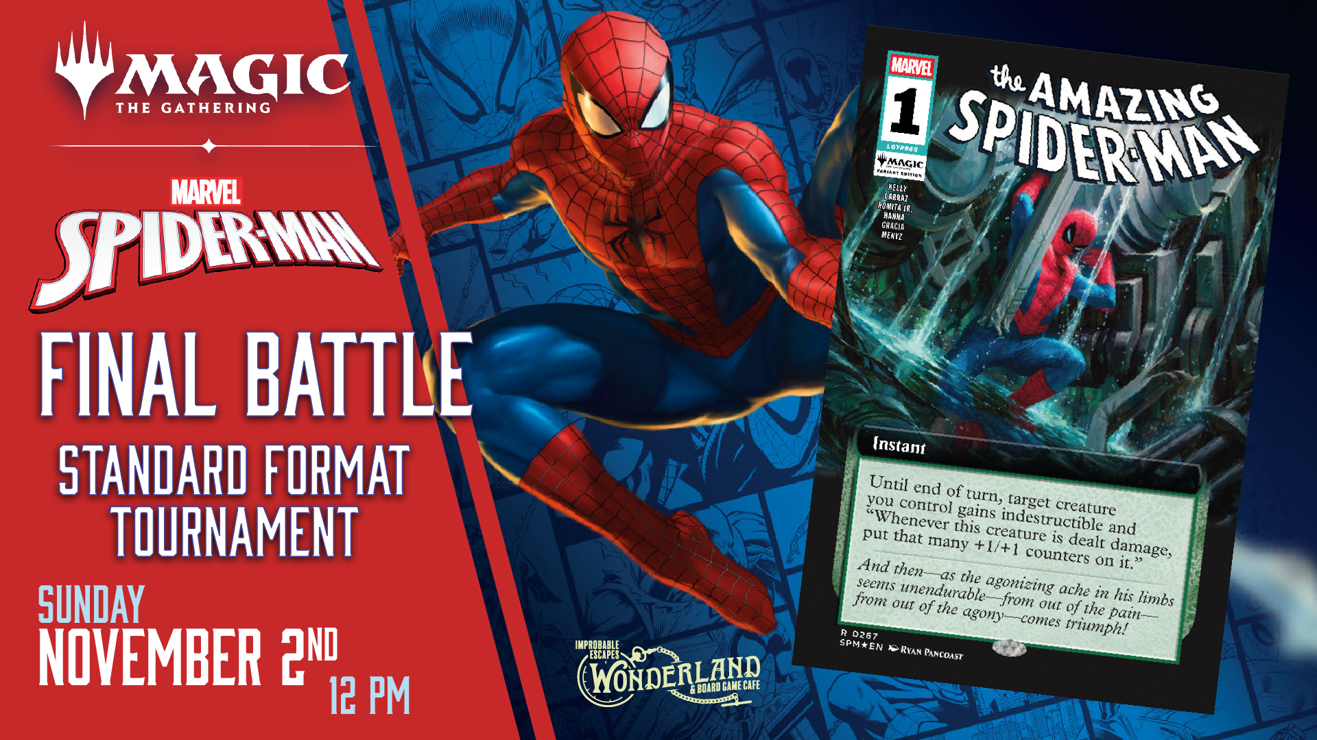 Magic: The Gathering - Marvels Spider-Man The Final Battle Ticket - November 2, 2025
