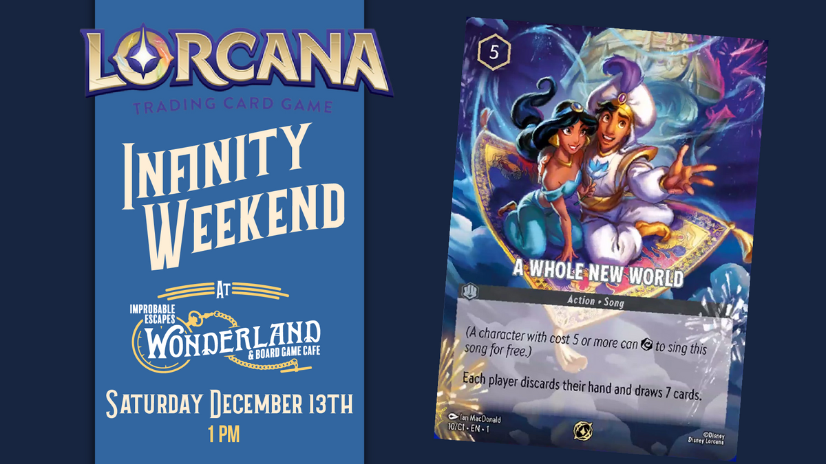Disney Lorcana: Infinity Weekend - December 13, 2025