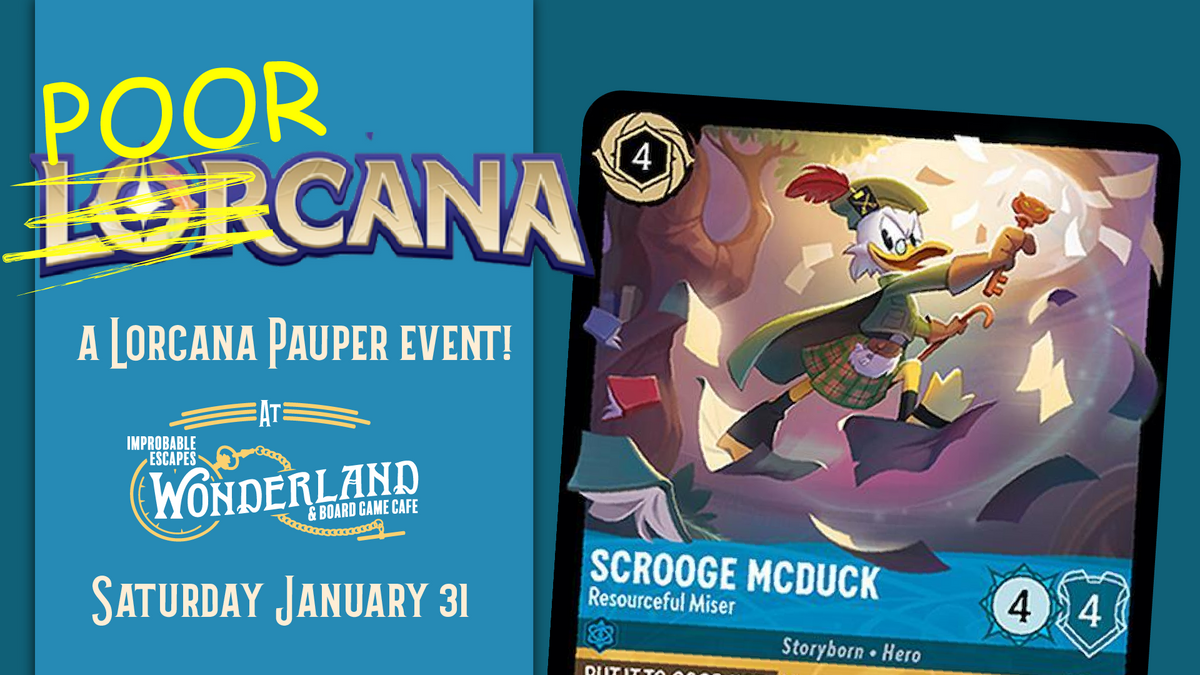 Disney Lorcana: Poor-cana Event - January 31, 2026