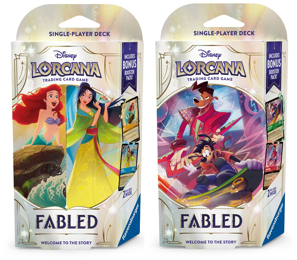 Disney Lorcana: Fabled - Starter Decks Bundle