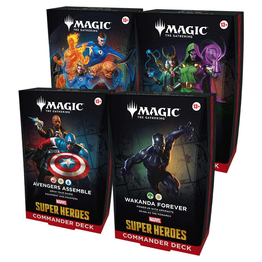 Magic: The Gathering - Marvel Super Heroes - Commander Deck Set PRE-ORDER