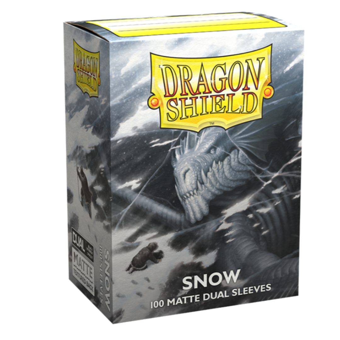 Dragon Shield Card Sleeves - Snow (Dual Matte, 100ct)