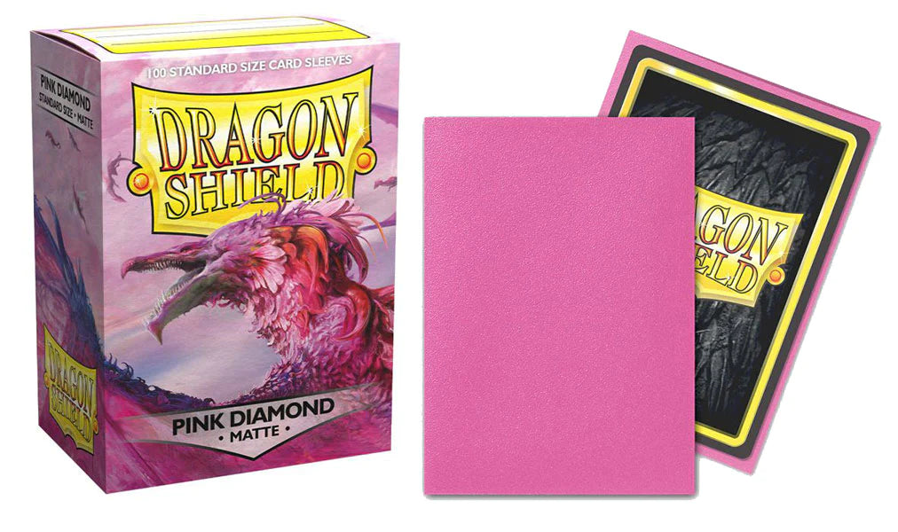 Dragon Shield Card Sleeves - Pink Diamond (Matte)