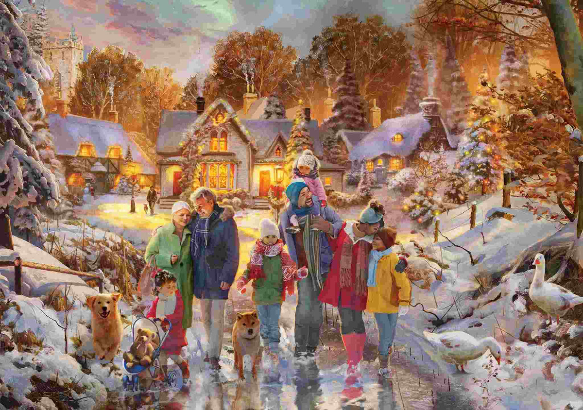 Boxing Day Stroll 500 piece puzzle