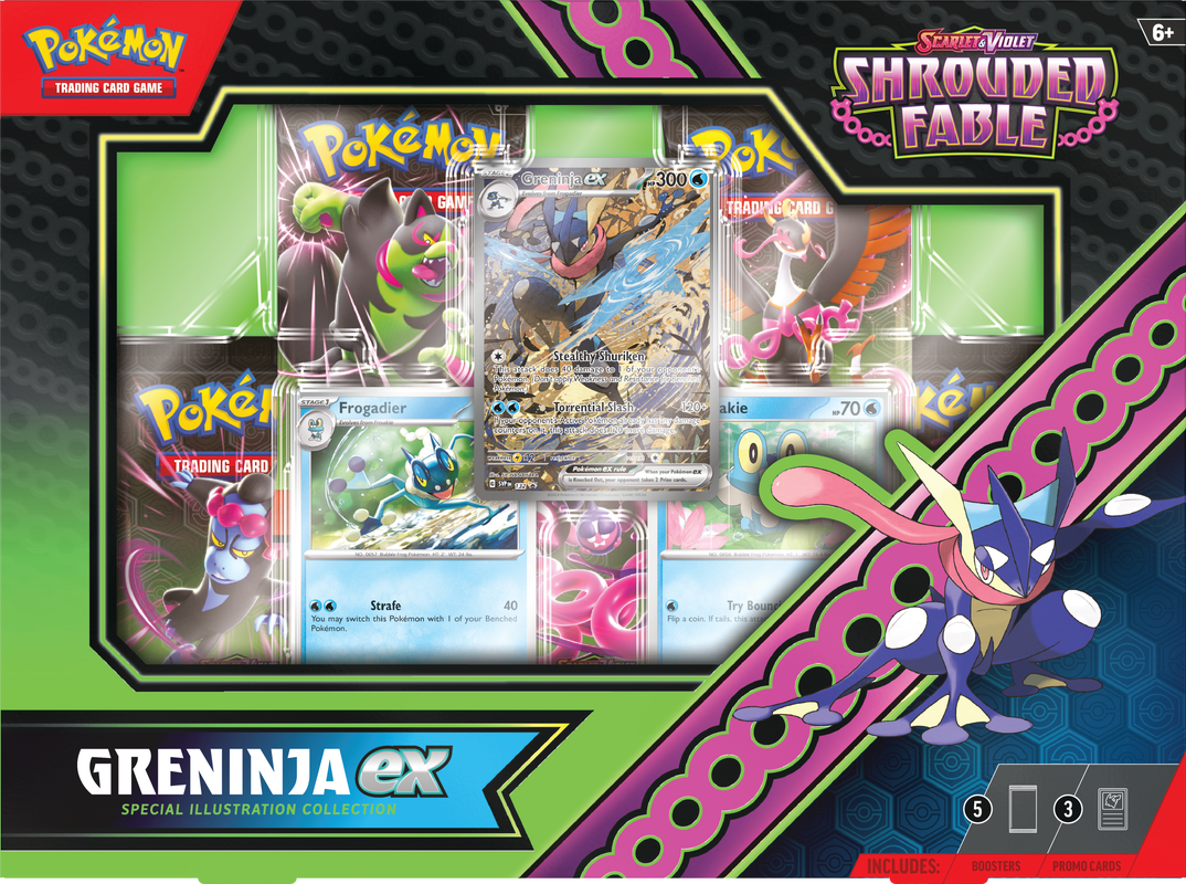 Pokemon TCG: Greninja ex Box