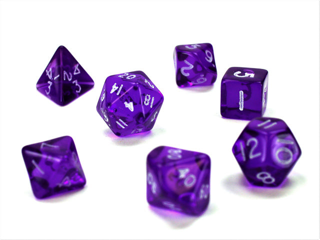 Dice: Chessex -- Mini Polyhedral 7-piece Sets