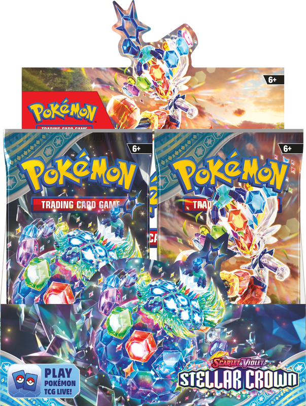 Pokemon TCG  - Stellar Crown Booster Pack (10 cards)